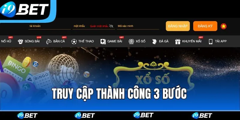 Truy cập thành công với 3 bước